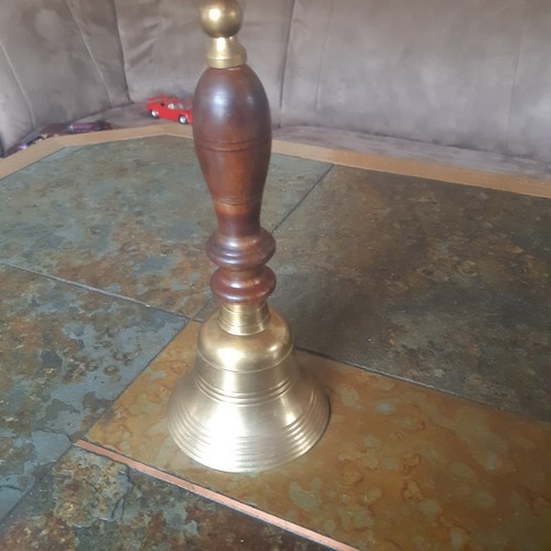 Handglocke messing antik mit - handglocke,