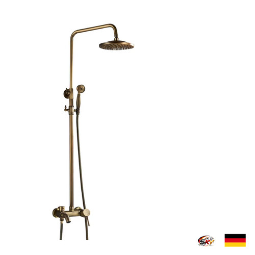 Antik messing dusche - messing,
