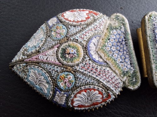 Gürtelschliesse mikro mosaik - gürtelschliesse,