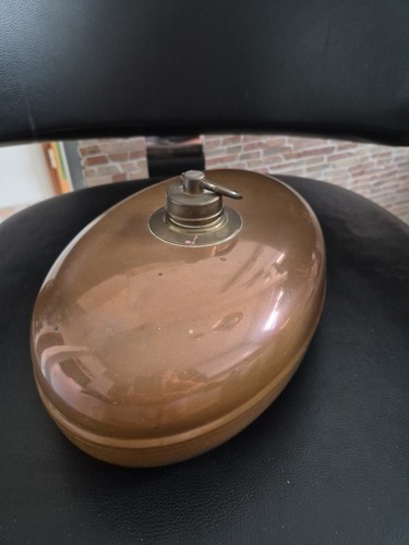 Alte wärmflasche aus kupfer - alte,