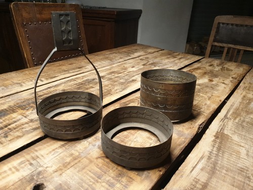 Schalen set messing antik - set,