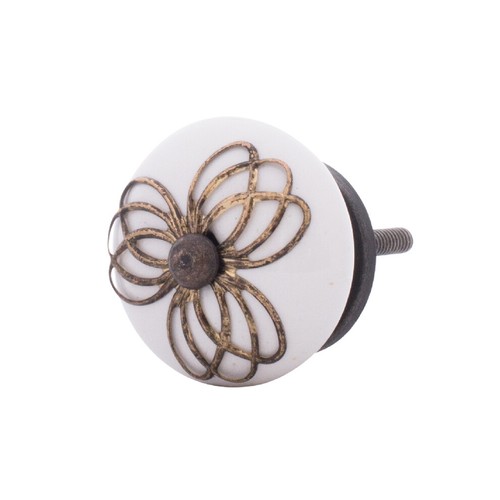 Antik design weiss - antik, messing